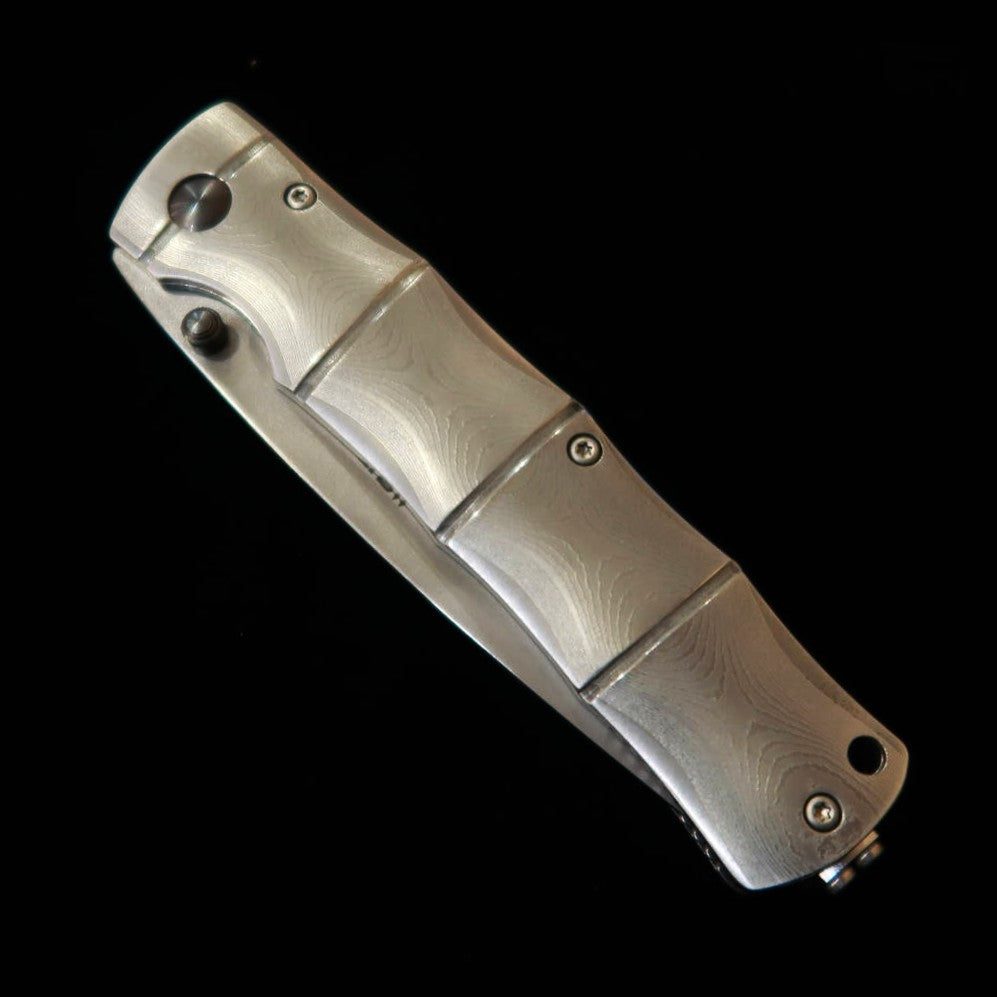 MCUSTA Shinra Maxima Series SPG2 Knife, MC-0202G, Damascus Handle (92mm)