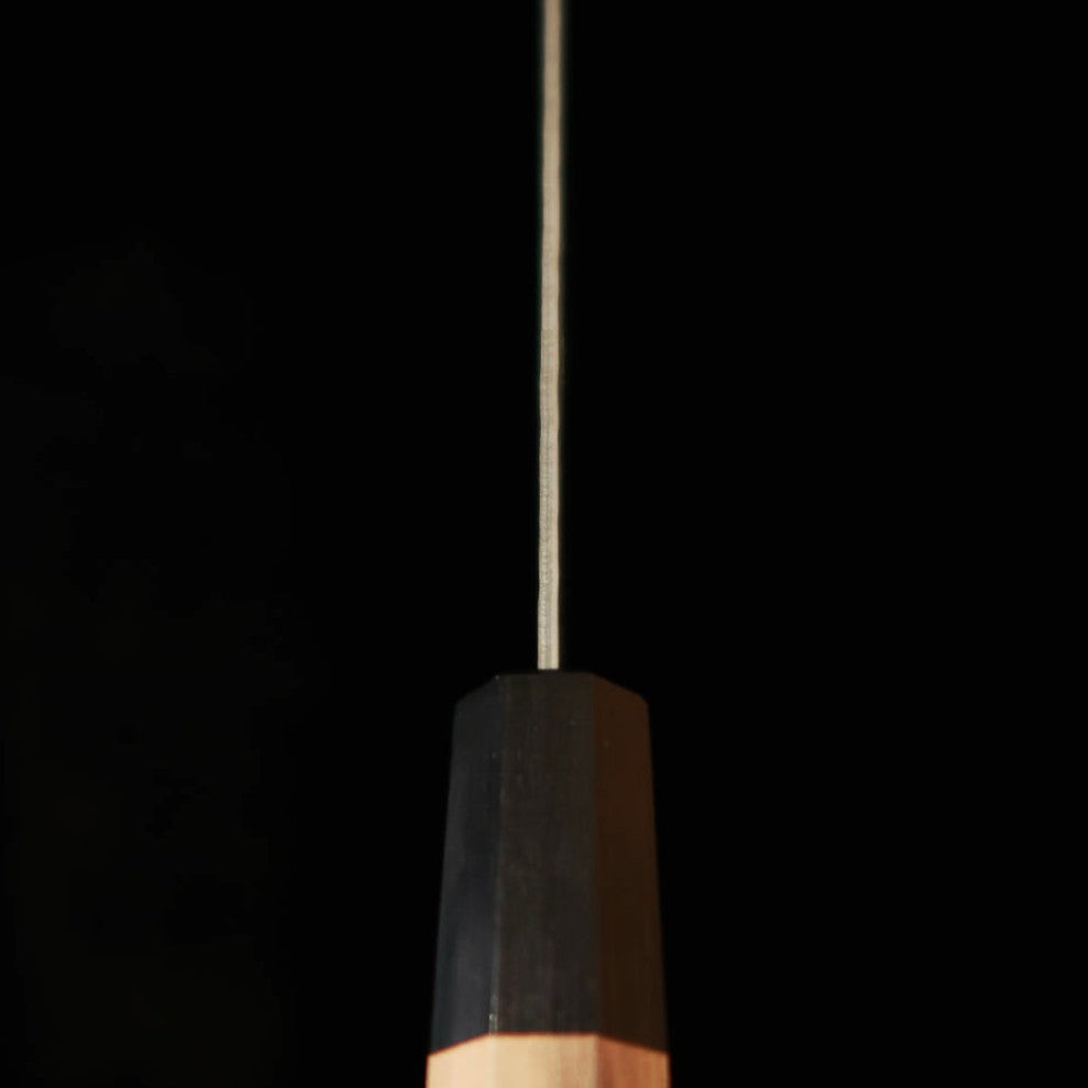 三浦MIURA ペティ AUS10 鎚目 ダマスカス  ウォールナット八角柄（150mm）