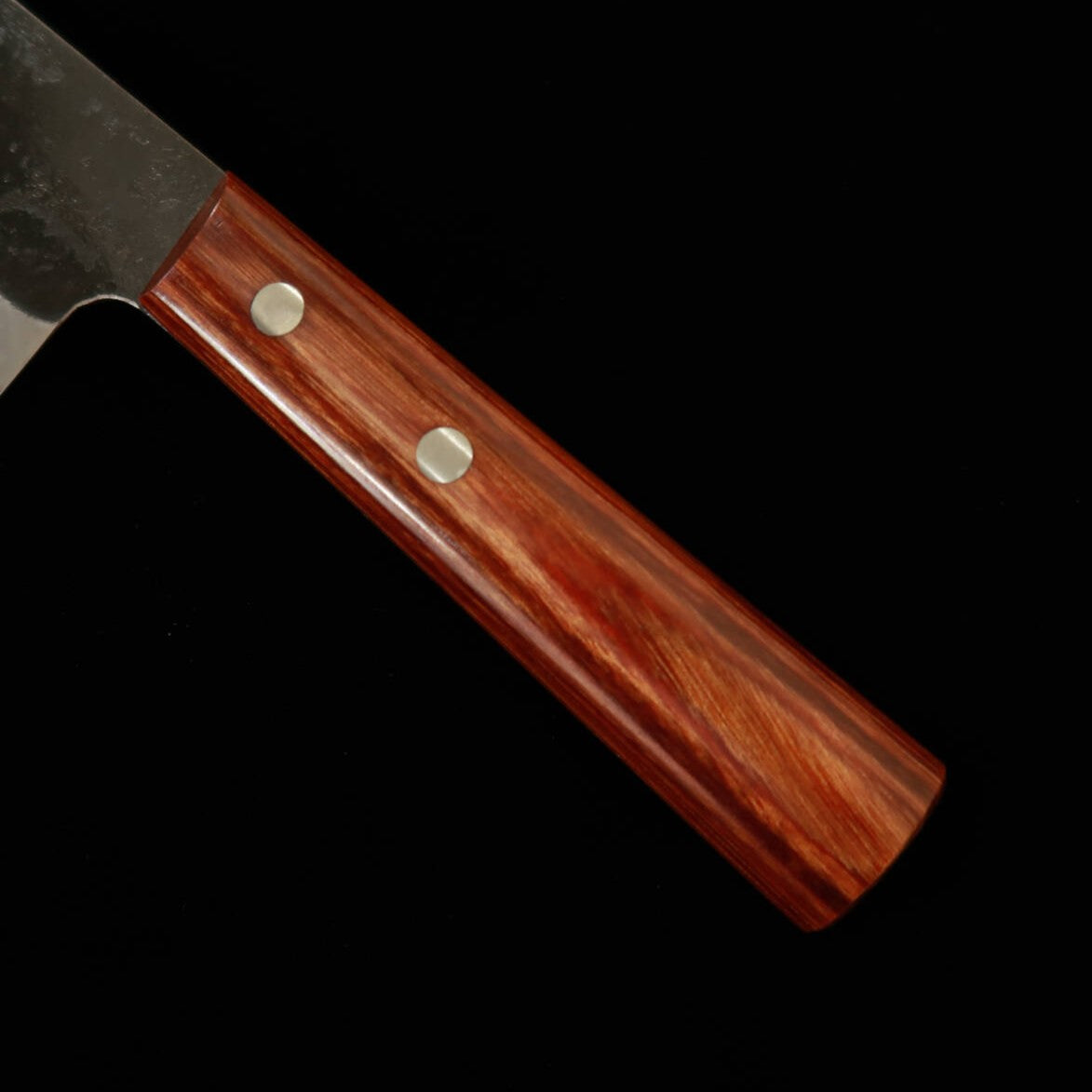 三輪刃物 MIWAHAMONO 菜切三徳型 青紙1号 ステンレス割込 割柄 （165mm