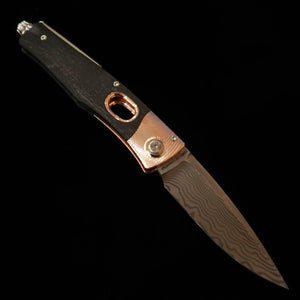 Arts&Fusion Knives ellipseエリプス 2026 CFRP フェルカーボ ローズゴールドメッキ（55mm）