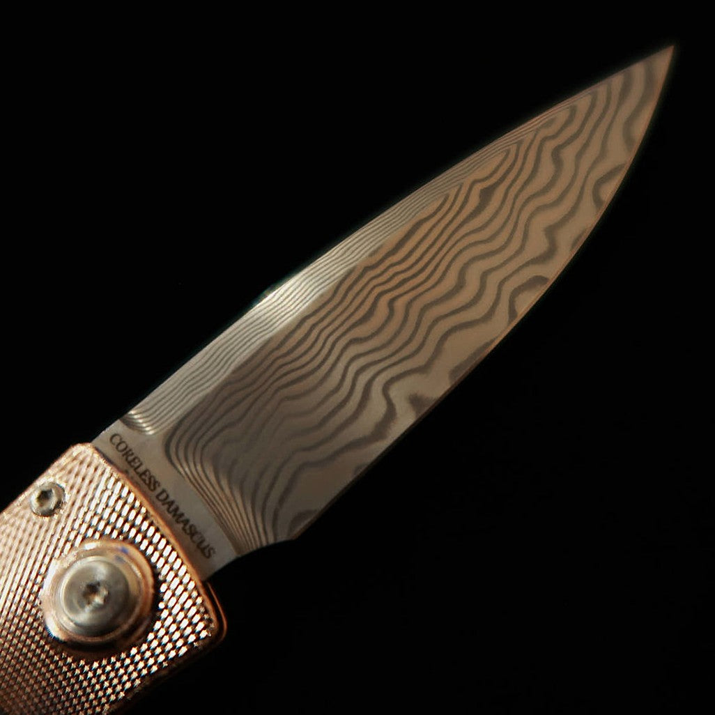 Arts&Fusion Knives ellipseエリプス 2026 CFRP フェルカーボ ローズゴールドメッキ（55mm）
