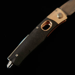 Arts&Fusion Knives ellipseエリプス 2026 CFRP フェルカーボ ローズゴールドメッキ（55mm）