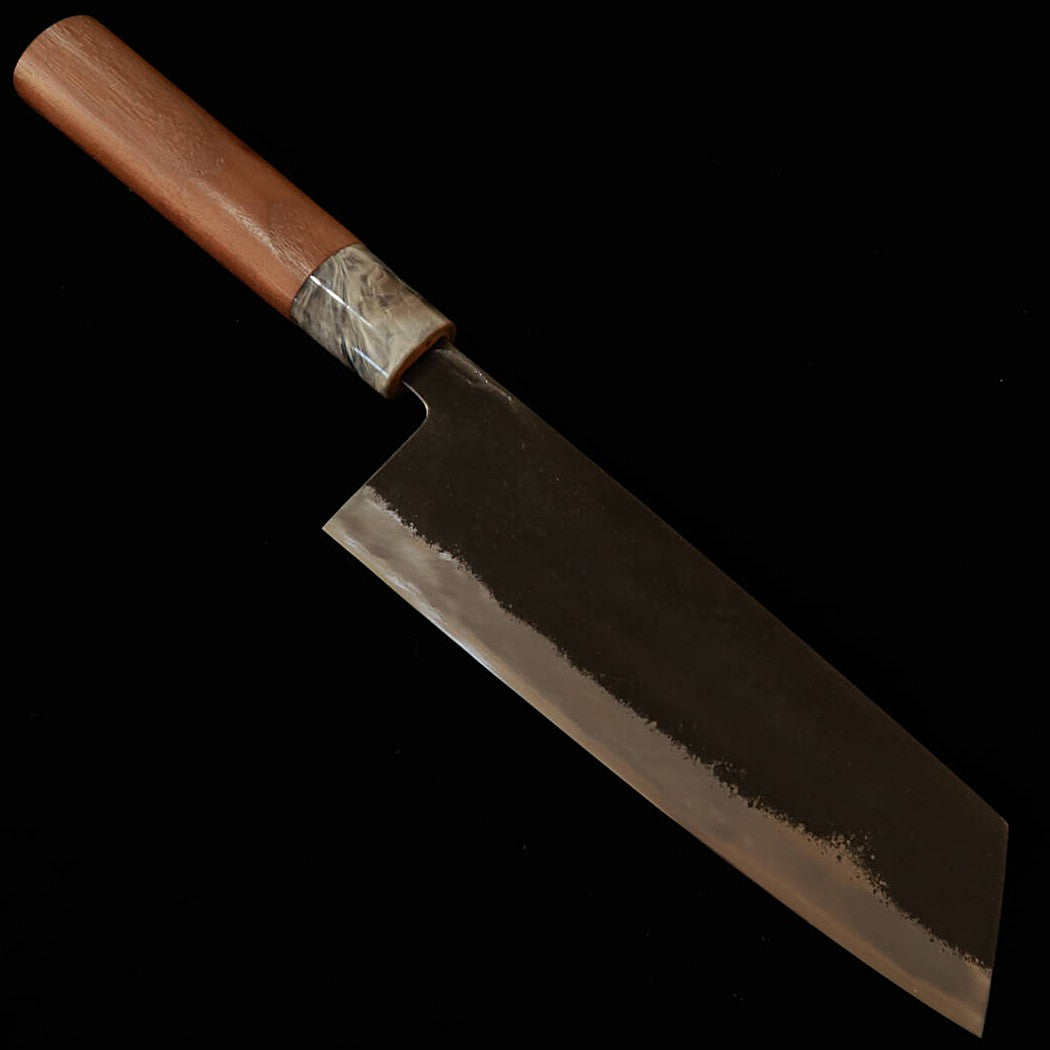 三輪刃物MIWAHAMONO 菜切文化型 青紙一号 栗柄（170mm） – 三浦刃物店