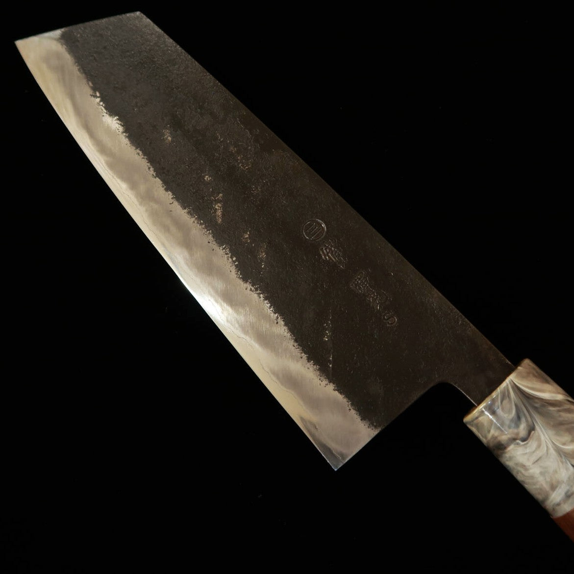 MIWAHAMONO Nakiri Bunkagata Aogami No.1 Cabo de Castanheira (170mm)