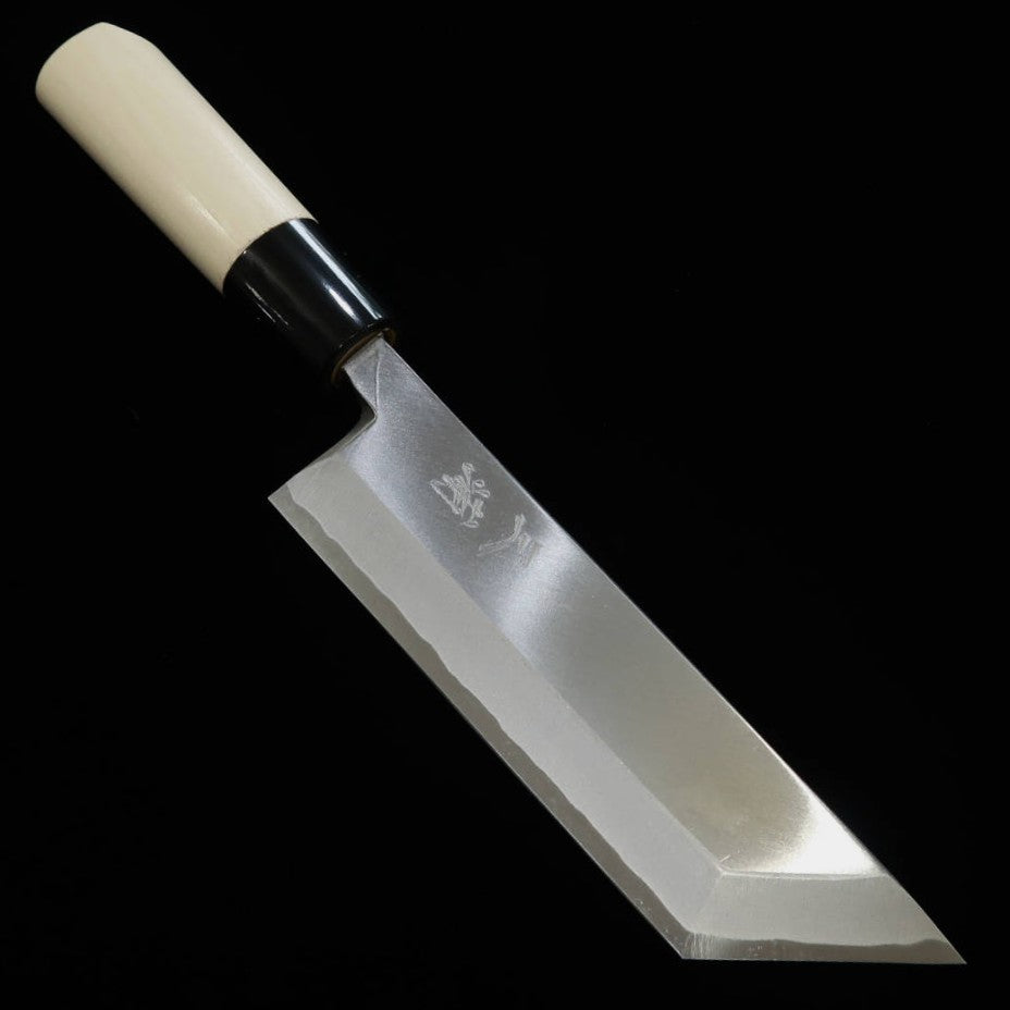 MIURA Edo style eel slicer Shirogami No.2 Magnolia handle (165mm)