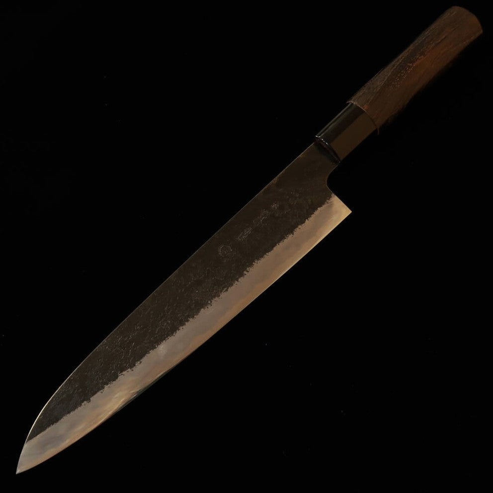 Miwa Hamono MIWAHAMONO Sujihiki Aço Aogami Nº1 Cabo de Castanha Torrada (210mm)