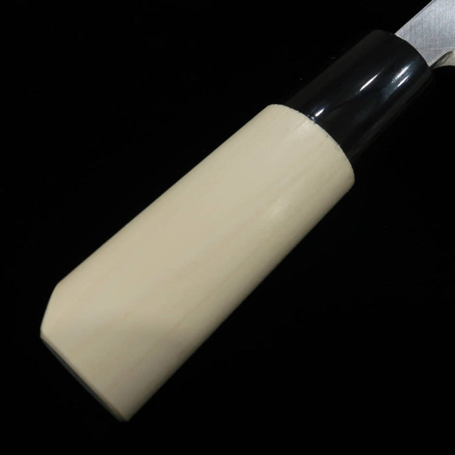 三浦MIURA 江戸型鰻裂き 白紙二号 水牛朴柄（165mm）