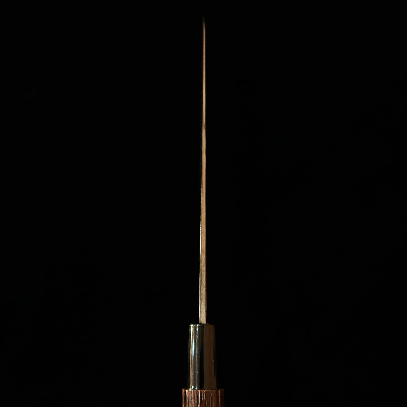 Miwa Hamono MIWAHAMONO Gyuto acier Ao n°1, manche en châtaignier brûlé (210 mm)