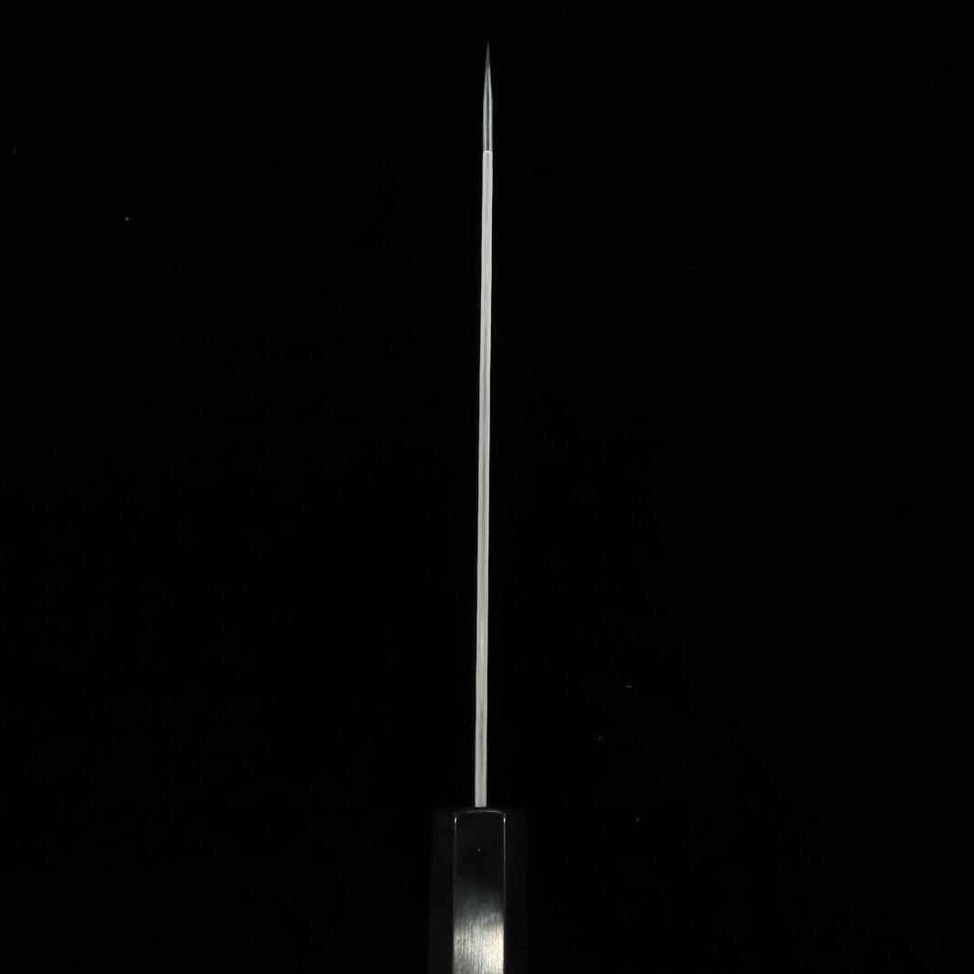 Nigara Aogami Super steel Hammered Bunka Teak Handle (180mm)