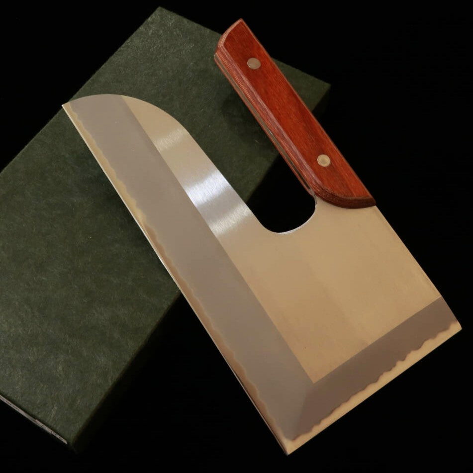 MIURA Acero inoxidable cuchillo para soba/fideos Tipo II para diestros (240mm)