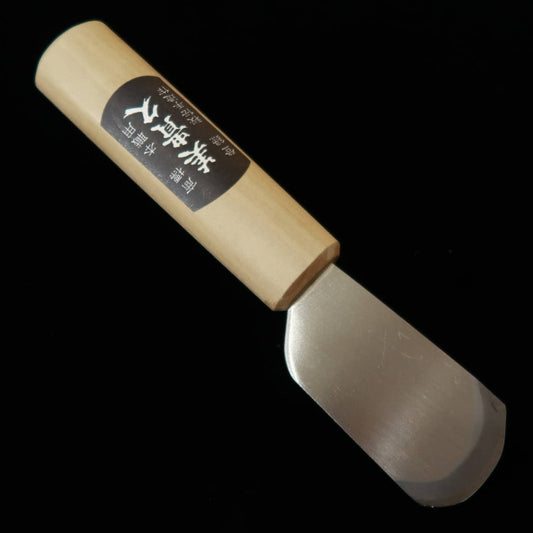 池内刃物 IKEUCHI 皮断包丁 青紙二号 美貴久作 磨き 丸刃 (36mm)