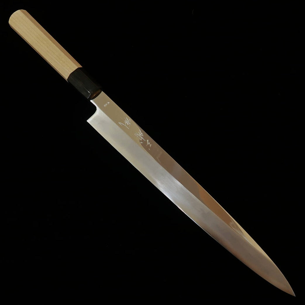 三浦佩MIURAObidama 柳刃 VG10 鏡面仕上げ 朴八角柄 （270/300mm）