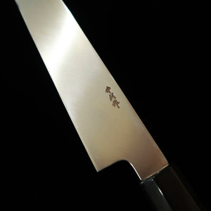 Yanagiba MIURA OBIDAMA Nakagawa Satoshi, VG10, acabado espejo, mango octogonal de magnolia (270/300 mm)