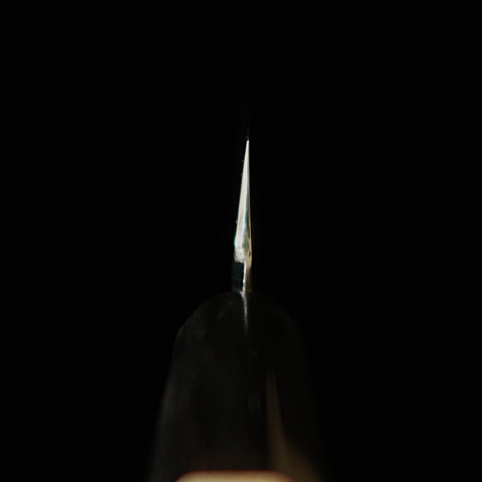 Yanagiba MIURA OBIDAMA Nakagawa Satoshi, VG10, acabado espejo, mango octogonal de magnolia (270/300 mm)