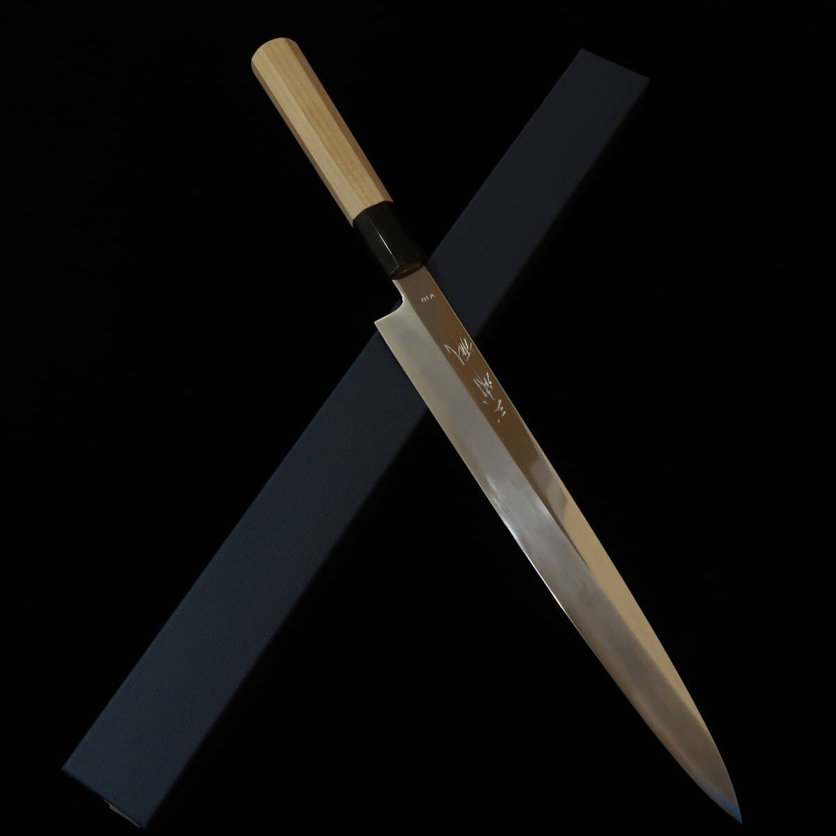 MIURA Obidama Yanagiba VG10 Acabamento Espelhado Cabo de Pau Octogonal (270/300mm)