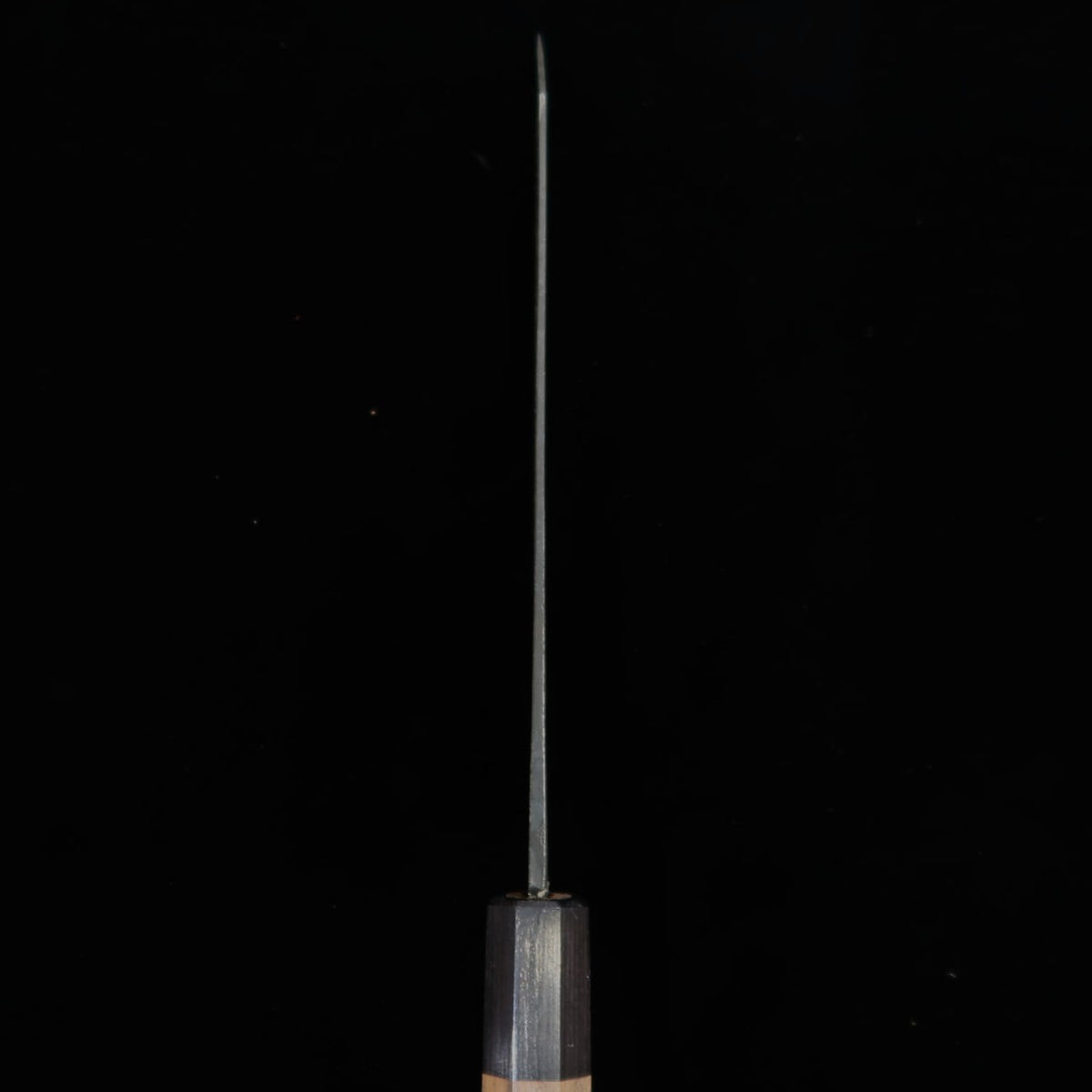 MIURA Bunka, acero Aogami nº 1, acabado negro, mango octogonal de nogal (190 mm)