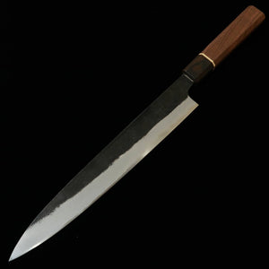 三浦 MIURA 玄武 白紙二号 黒打 筋引 胡桃八角柄 (255mm)