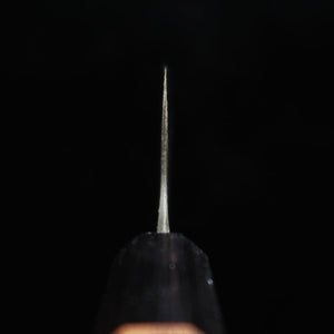 MIURA Bunka, acero Aogami nº 1, acabado negro, mango octogonal de nogal (190 mm)