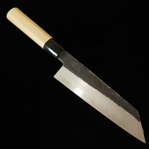 堺菊守SAKAIKIKUMORI 菊月 黒 切付三徳 白紙二号 朴八角柄（180mm）