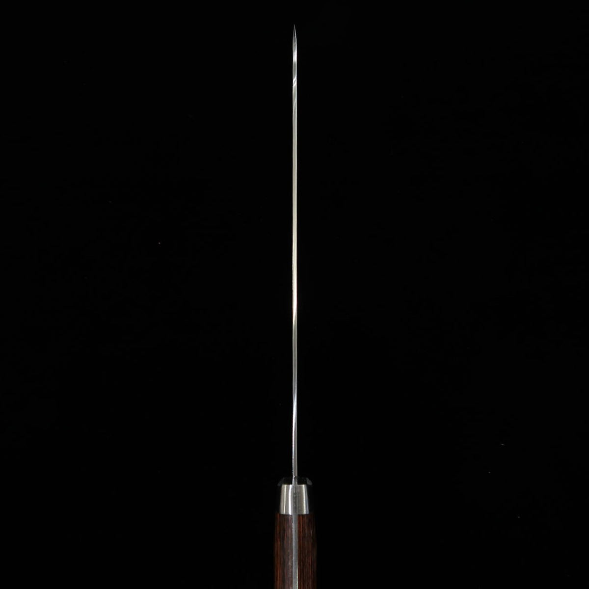 Miura 三浦 gyuto Nagare-koku VG10 martilleado damasco, mango de caoba (185 mm)