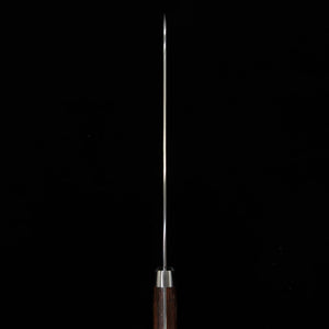 Miura 三浦 gyuto Nagare-koku VG10 martilleado damasco, mango de caoba (185 mm)