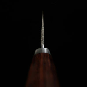 Miura 三浦 gyuto Nagare-koku VG10 martilleado damasco, mango de caoba (185 mm)