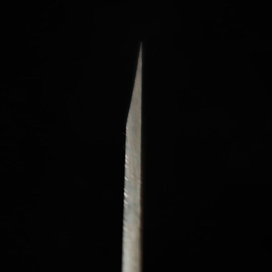 Miura MIURA Shozo Saku Faca para enguia tipo Osaka Aogami #2 Kurouchi (30/33/36 mm)