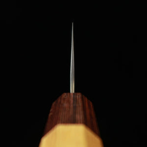 三浦MIURA 菜切 スウェーデン鋼 梨地ダマスカス 欅柄（165mm）