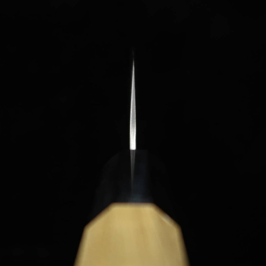三浦 MIURA 文化  AUS10 鎚目 ダマスカス 朴八角柄  (170mm)