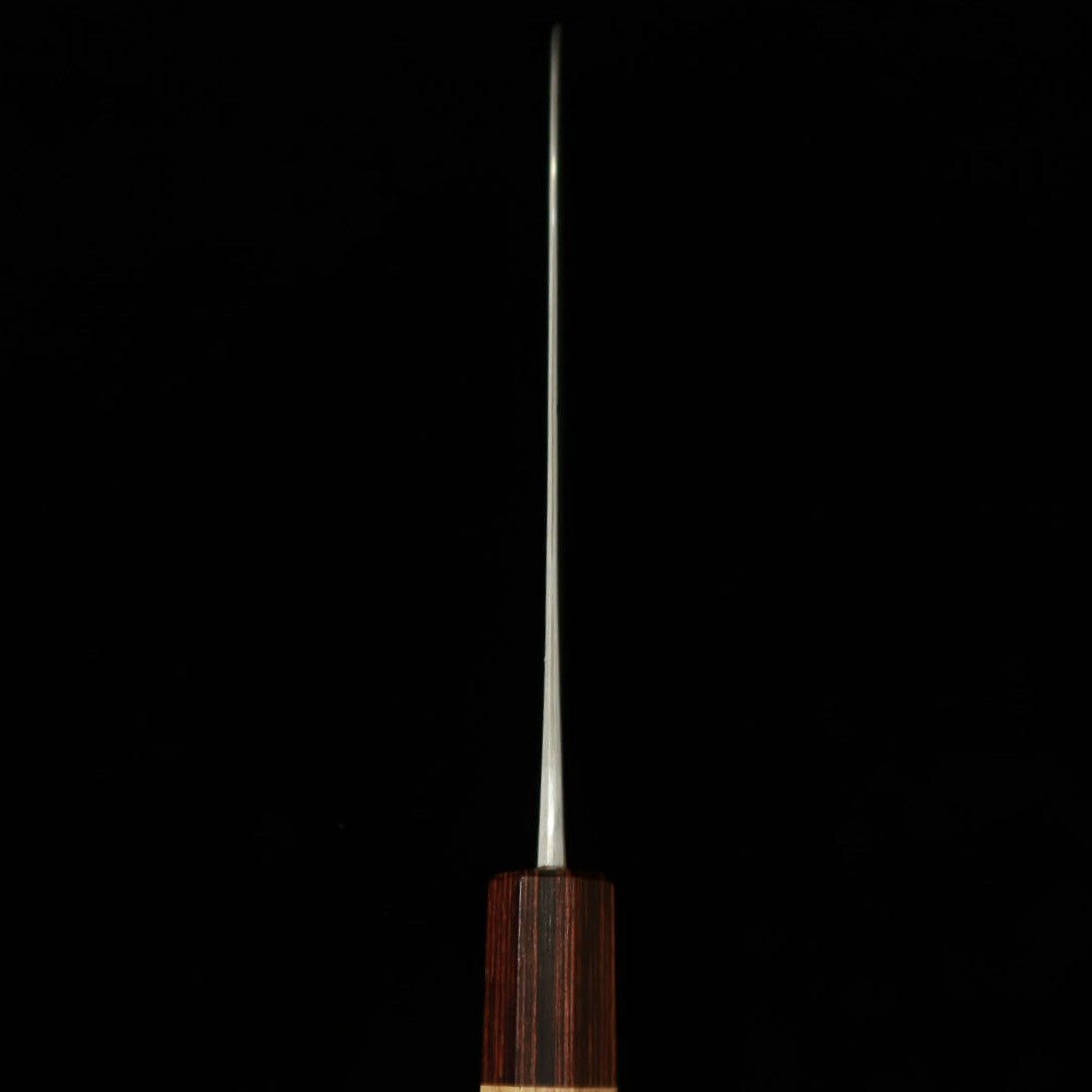 三浦MIURA 三徳 鍛造青紙 梨地 欅柄（165mm）