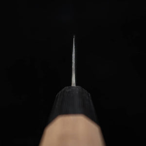 MIURA Gyuto Aogami n.º 1 Acabado kurouchi Mango octogonal de nogal (210 mm)