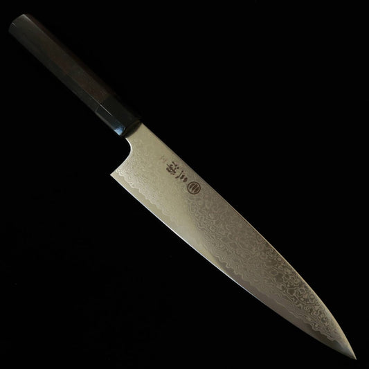Miura Gyuto ZA18 Damasco, cabo octogonal de ébano (210mm)