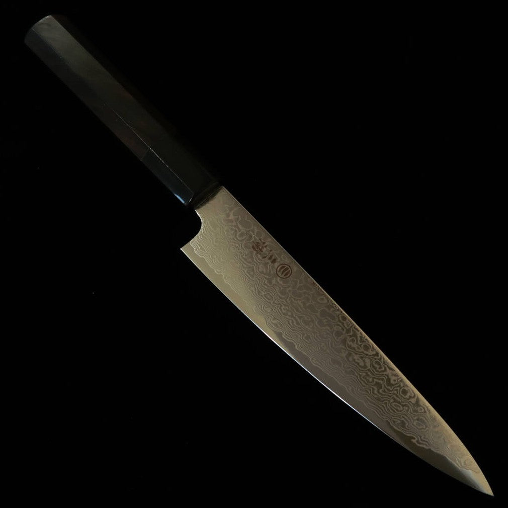 三浦MIURA ペティ ZA18 ダマスカス 黒檀八角柄 （150mm）