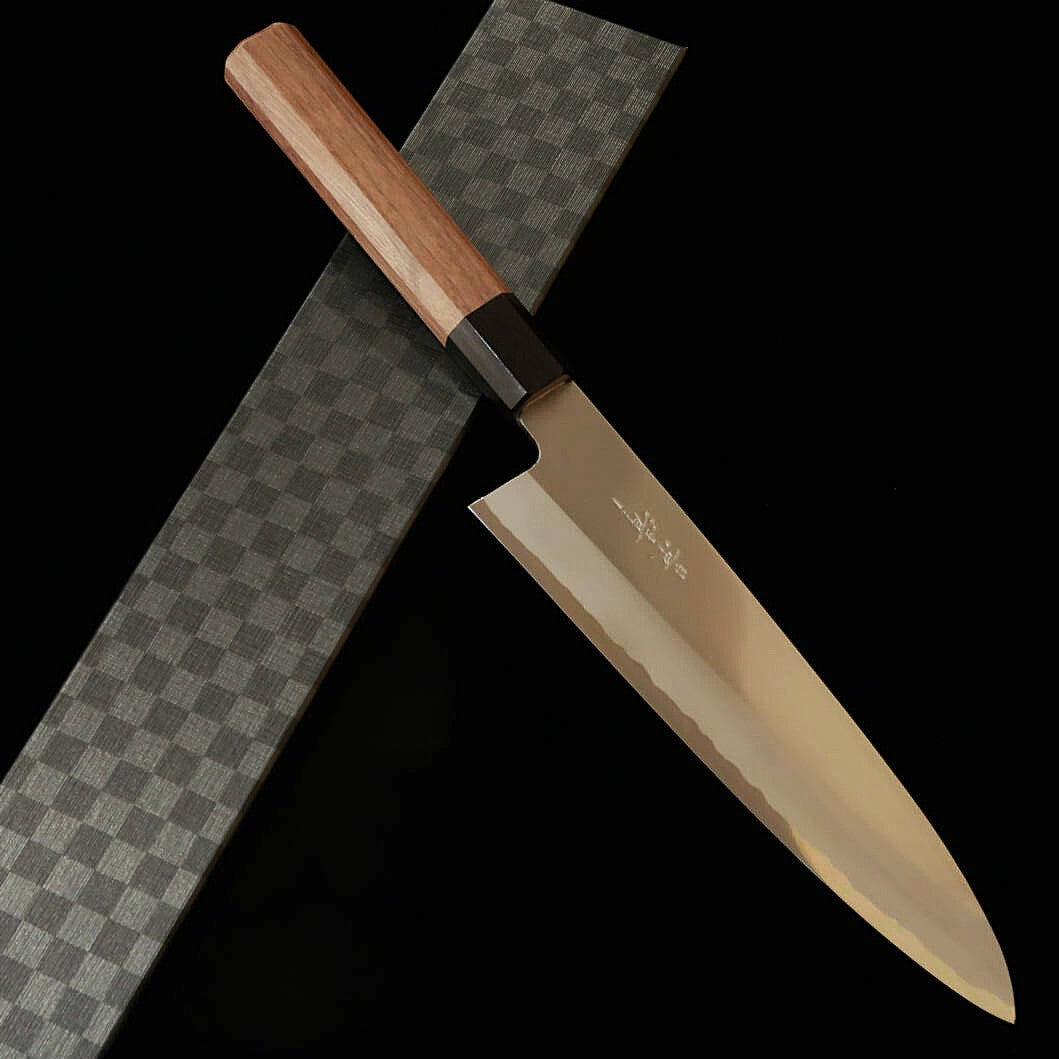 Kagekiyo KAGEKIYO Wa-Gyuto Hakushi Nº2 Cabo octogonal de nogueira (210 mm)