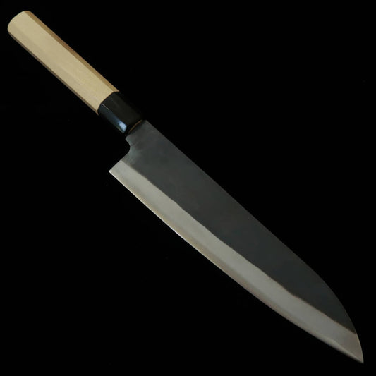 Miura Gyuto Aogami nº1 aço inox revestido, acabamento kuro-uchi, cabo octogonal de magnólia (210mm)