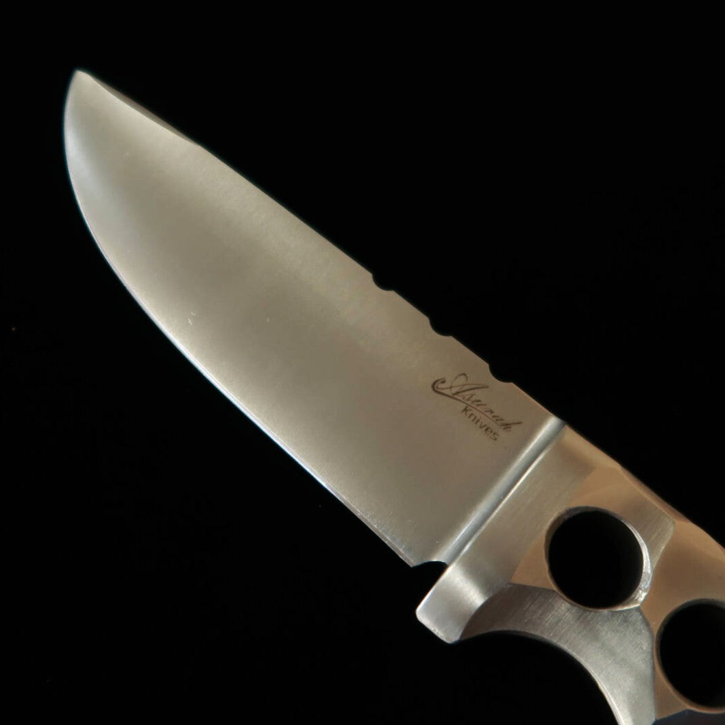 Asurah Knives × MiuraKnives – Faca colaborativa TOUGHNESS MAX - regular2 - acabamento acetinado