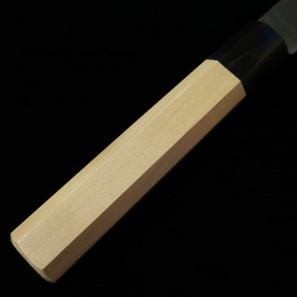 Miura MIURA Gyuto acier Ao n°1, cladding inox, finition kuro-uchi, manche octogonal en magnolia (210 mm)