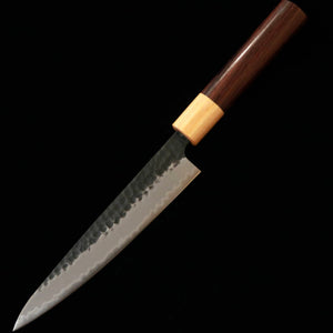 Miura Petty, Aogami Super, acabado negro, mango de palisandro (150 mm)