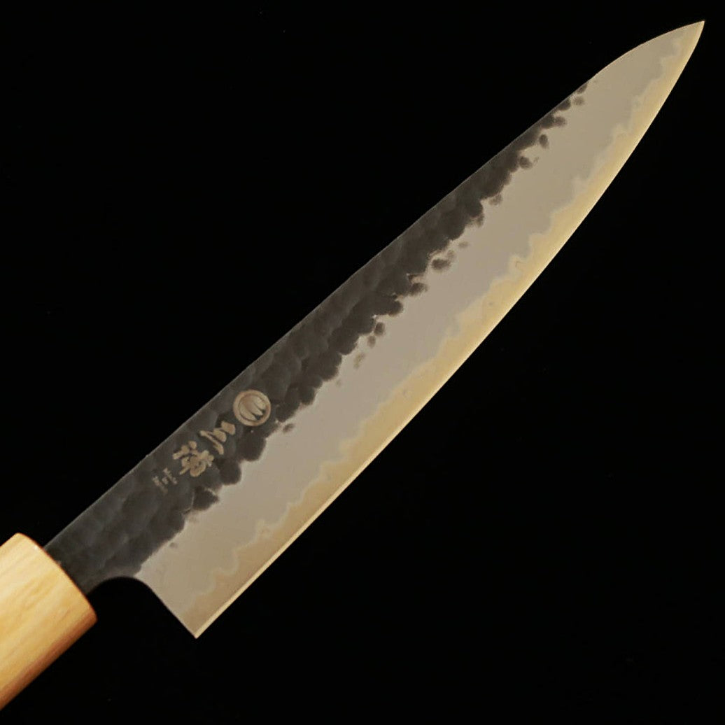 Miura Petty, Aogami Super, acabado negro, mango de palisandro (150 mm)