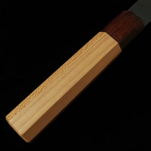 三浦MIURA 菜切 白紙二号 黒打 欅柄（165mm）