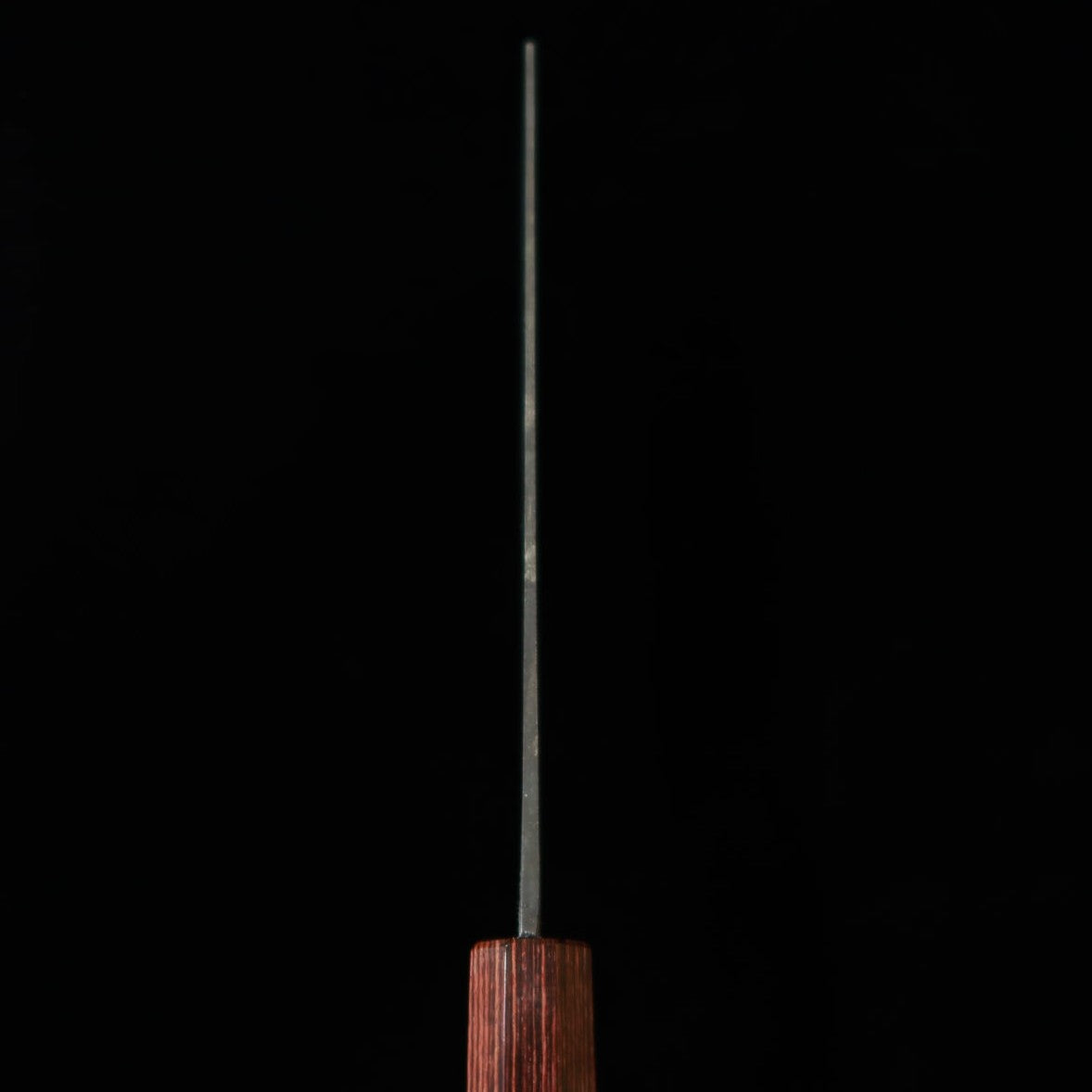 三浦MIURA 菜切 白紙二号 黒打 欅柄（165mm）