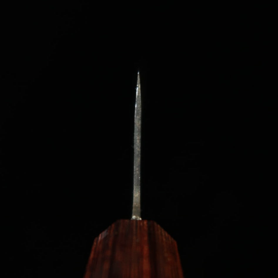 三浦MIURA 菜切 白紙二号 黒打 欅柄（165mm）