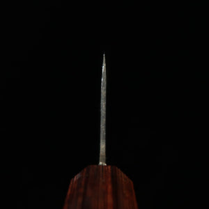 三浦MIURA 菜切 白紙二号 黒打 欅柄（165mm）
