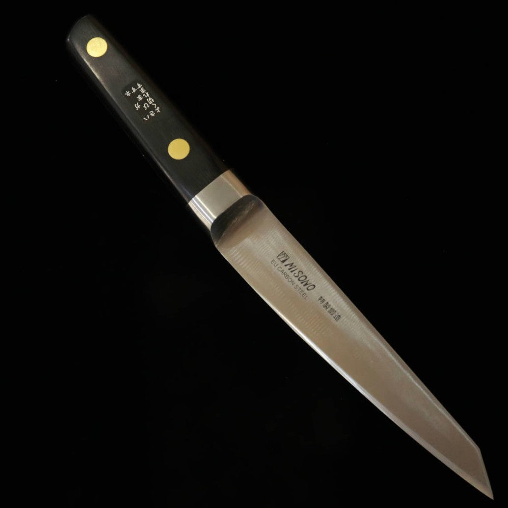 MISONO deshuesador redondo EU Carbon Steel, mango de laminado negro (145 mm)