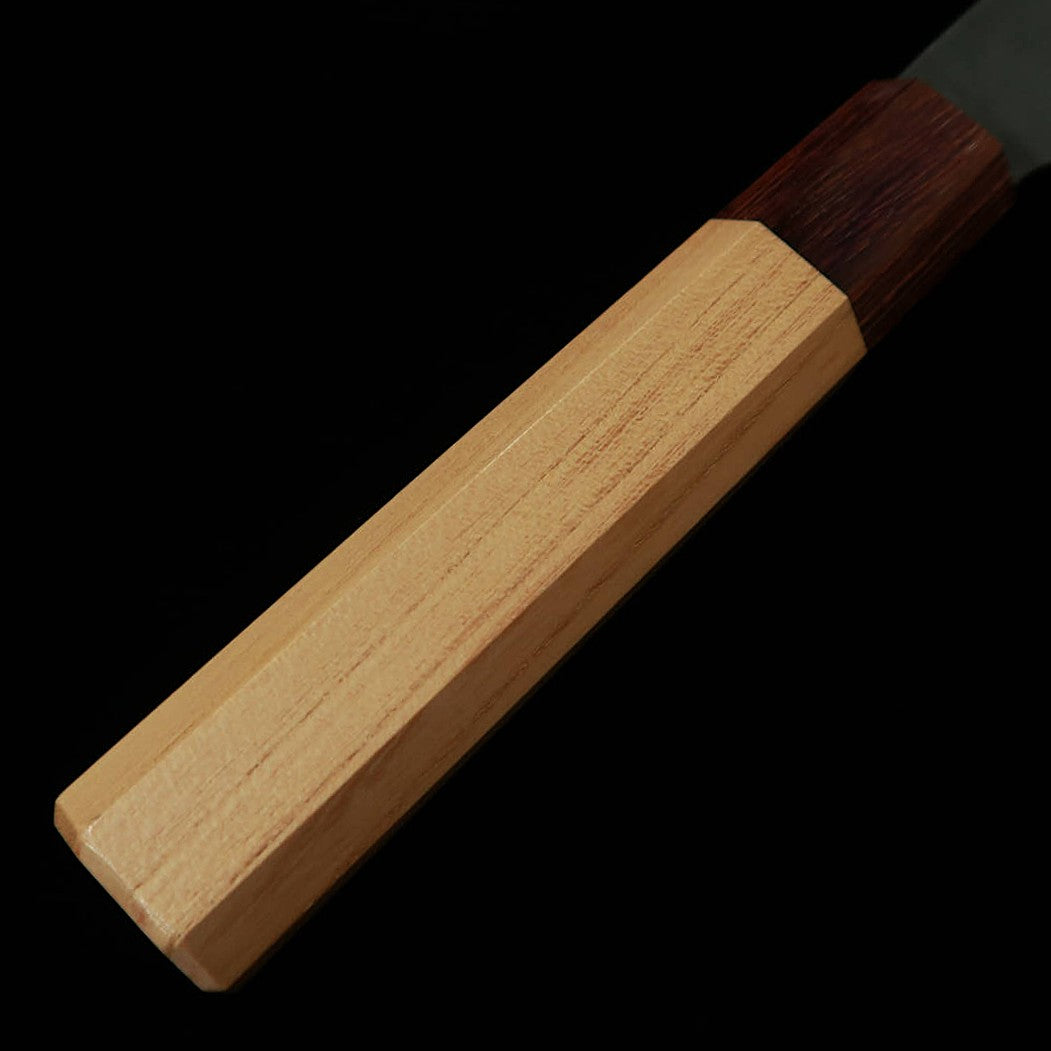 Miura MIURA Funayuki Aço Shirogami Nº2 Acabamento Preto Cabo de Olmo (155mm)