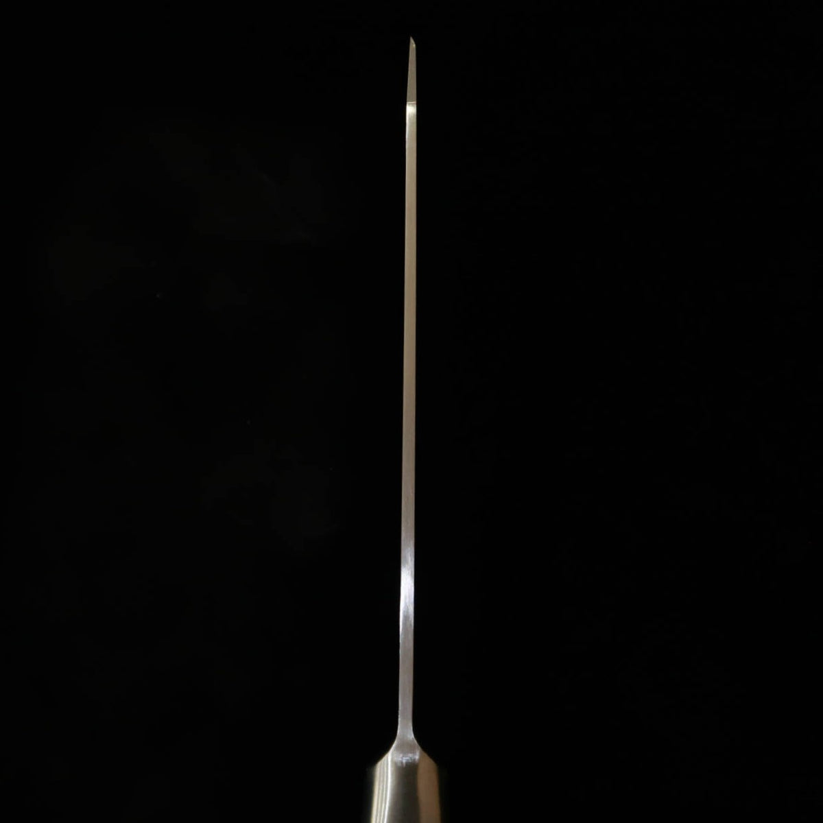 MISONO – Désosseur rond (hone-suki), acier carbone européen, manche en contreplaqué noir (145 mm)