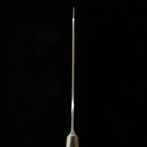 MISONO – Désosseur rond (hone-suki), acier carbone européen, manche en contreplaqué noir (145 mm)