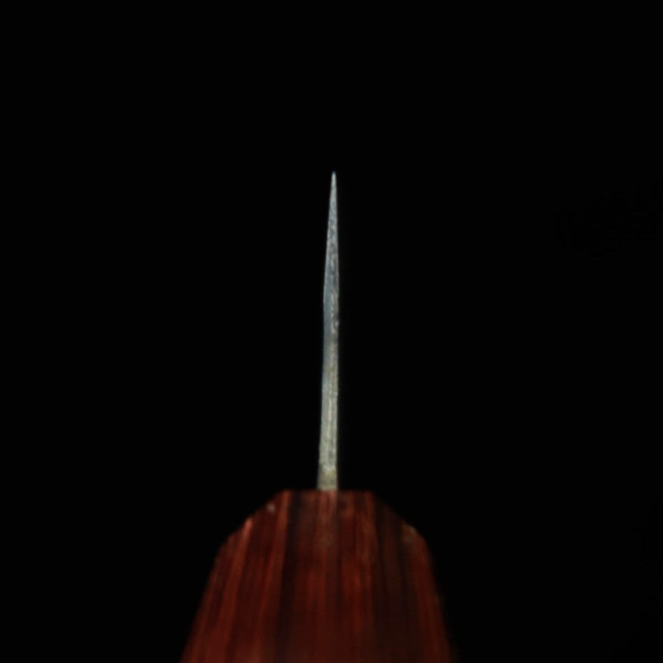 Miura MIURA Funayuki Aço Shirogami Nº2 Acabamento Preto Cabo de Olmo (155mm)