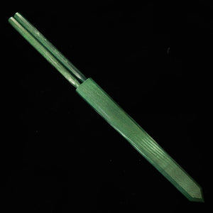 三浦 MIURA 盛箸 緑スタビライズウッド 鞘付き （150/180mm）