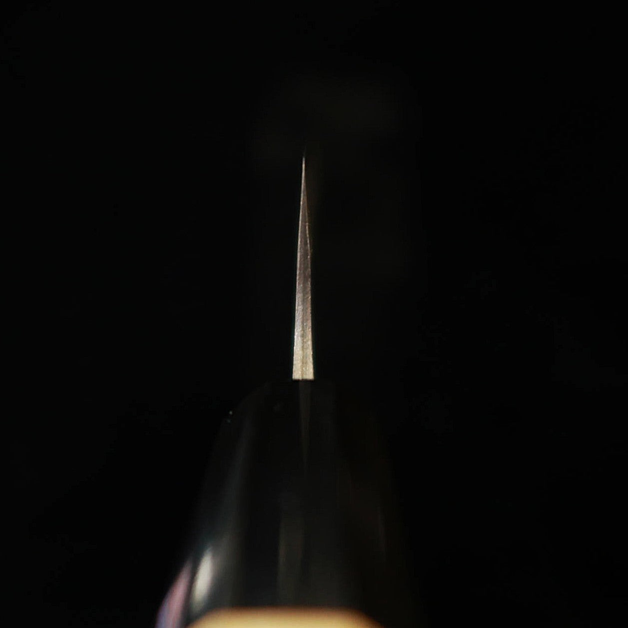 三浦MIURA アジ切 青紙一号 黒打ち 朴八角柄（145mm）